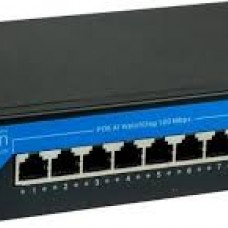 10-портовий комутатор SEVEN P-7328, 8 портів PoE