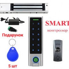 Біометричний Smart комплект контролю доступу з управлінням по Bluetooth SEVEN KA-7808